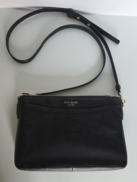 kate spade Handbags - kate spade Black Pebbled 100% Cow Leather Crossbody with Gold Hardware